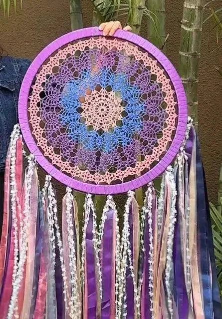 Mandala Crochet Dreamcatcher - Dare To Dream