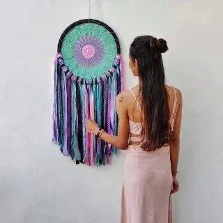 16 Inch Universe Crochet Dreamcatcher - Dare To Dream