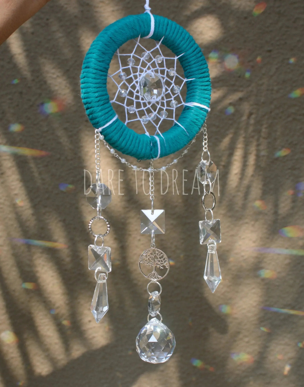 4" Forest Green Suncatcher - Dare To Dream