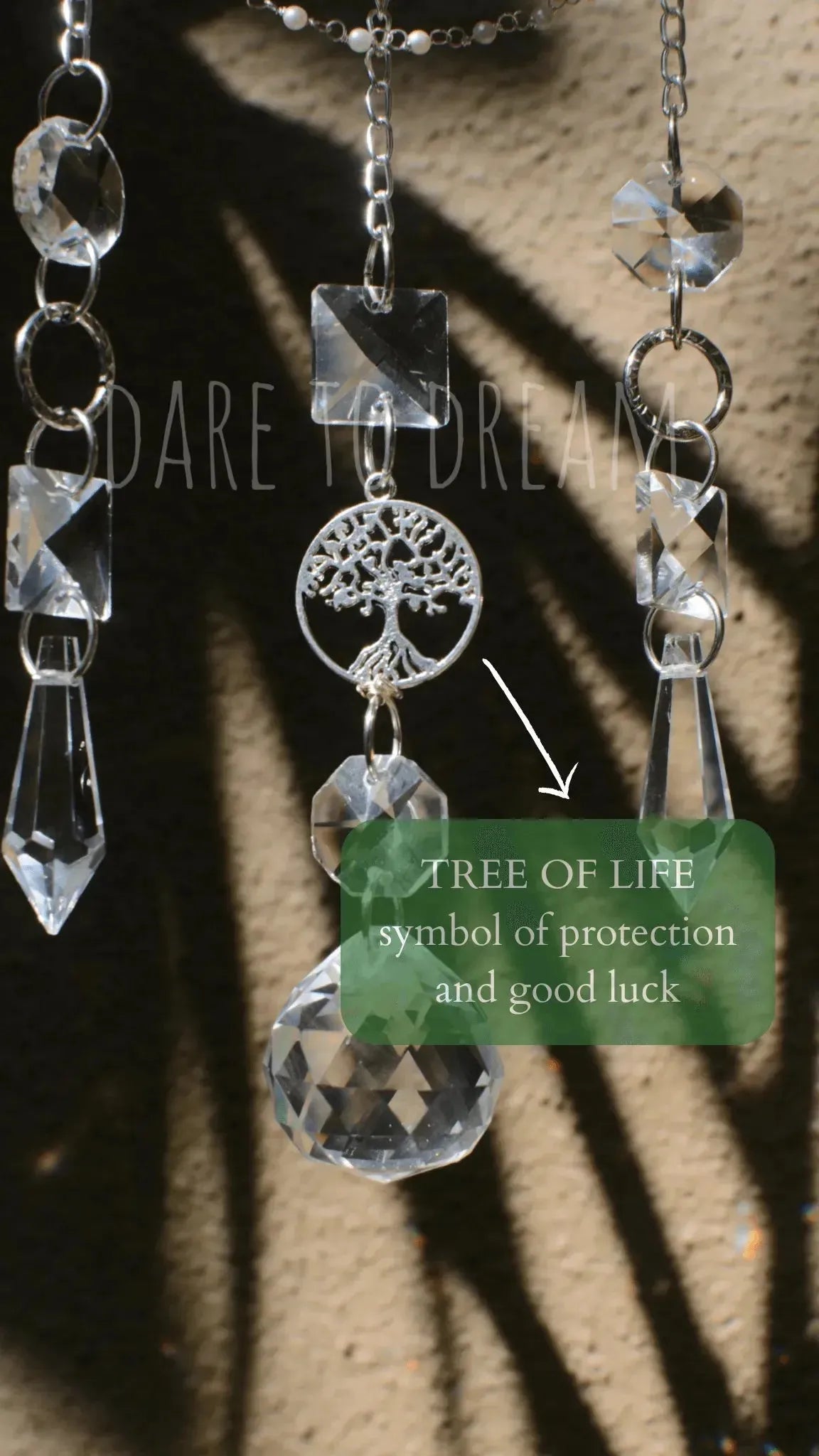 4" Light Blue Suncatcher - Dare To Dream