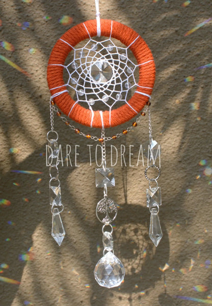 4" Orange Suncatcher - Dare To Dream