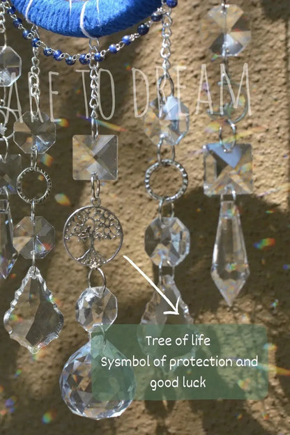 5" Boho II Suncatcher (5 lines of crystals) - Dare To Dream
