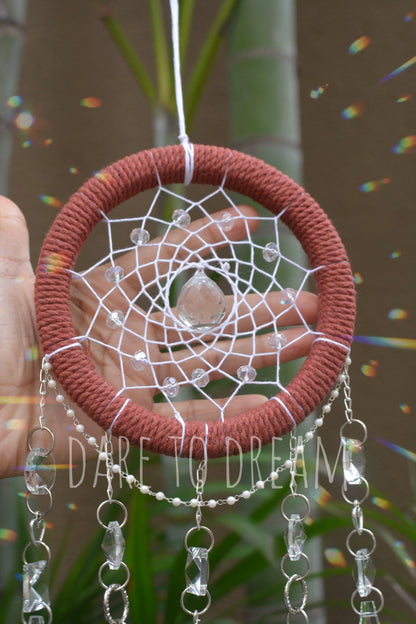 5" Boho II Suncatcher (5 lines of crystals) - Dare To Dream