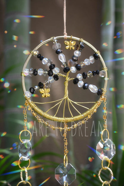 Tree of life Suncatcher - Black ( Mini version ) - Dare To Dream