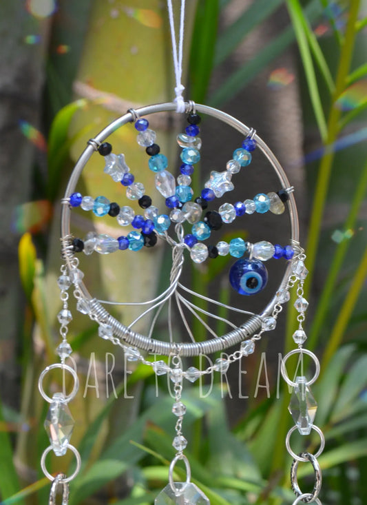 Tree of life Suncatcher - Evil Eye ( Mini version ) - Dare To Dream