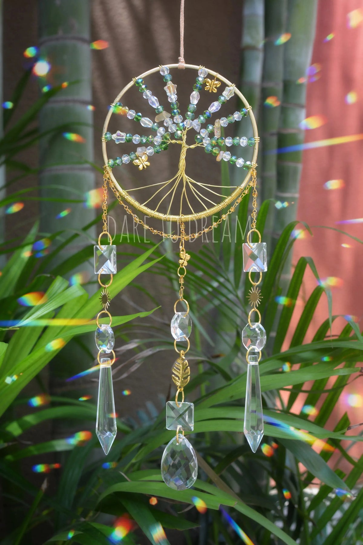 Tree of life Suncatcher - Green - Dare To Dream