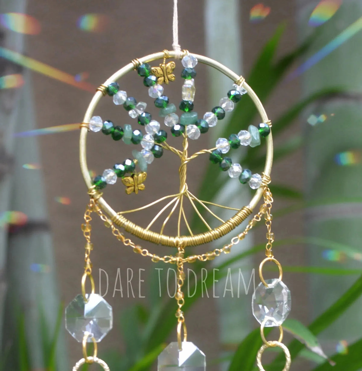 Tree of life Suncatcher - Green ( Mini Version ) - Dare To Dream